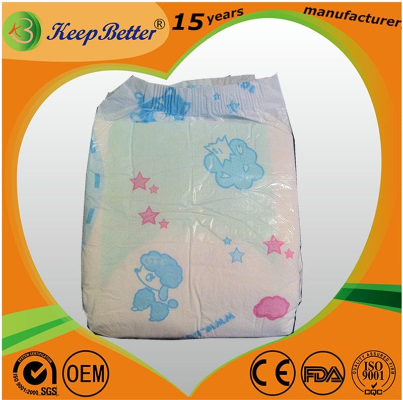 6000ml Ultra Thick Heavy Absorbent Pp Tape Pe Backsheet Overnight